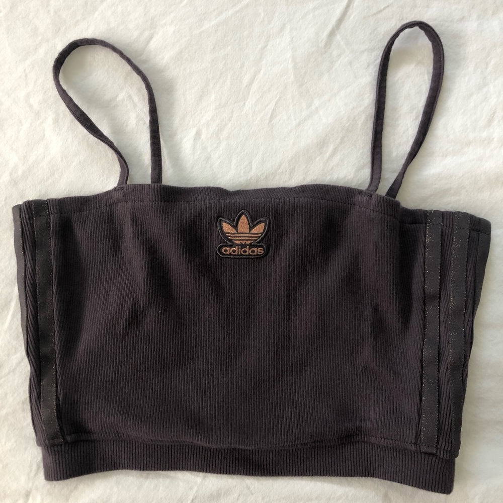 Adidas Black Crop Top